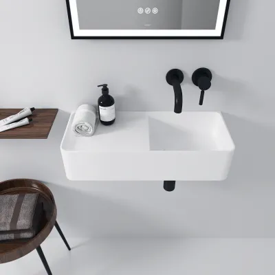 Coco 5R - Håndvask 60x25 cm, Mathvid SolidTec®