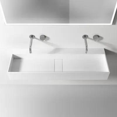 Contract 120 - 120x40 cm Håndvask, Mathvid SolidTec®