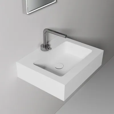 Waterproof 50 - 50x40 cm Håndvask, Mathvid SolidTec®