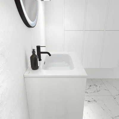 ArkiLife Cobus ACC60 - Slim-Design Badmøbel 61x46,5 cm m/Porcelænsvask