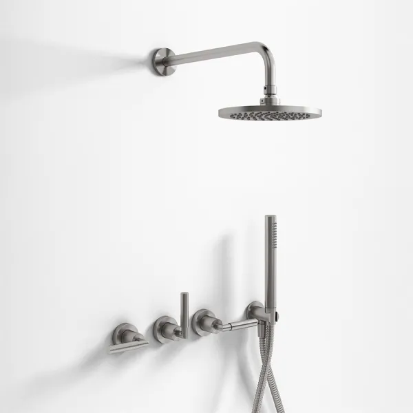 Semplice SBR502 S01 - Ø20 DeLuxe Shower, PVD Børstet Stål