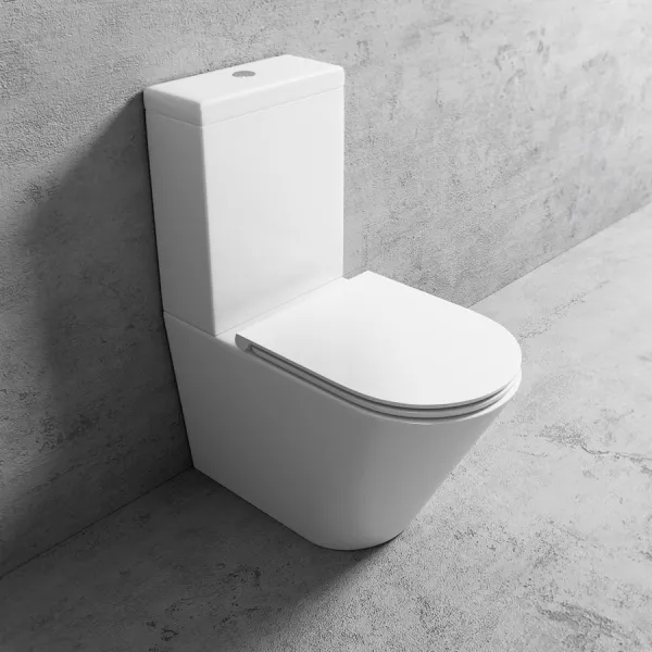 Urban Chic UC09 - Toilet m/ Geberit vandspar dobb. skyl, Hvid