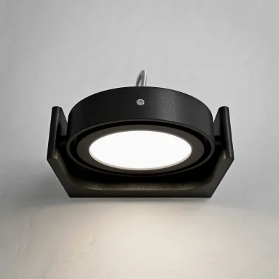 Big A01 - - LED Væglampe med kip, Matsort